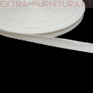 Лента киперная п/э 10мм, отбеленная, уп.50м, 18уп./180уп. (пл.1,6 г/м)