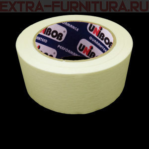 Скотч малярный 48мм х 40м, UNIBOB (уп.36шт)