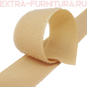 Лента контакт 50мм цв.бежевый светлый 062 (25м)
