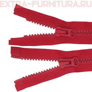 Молния Трактор Т8 2 замка 70см, цв.148 красный, LOGO