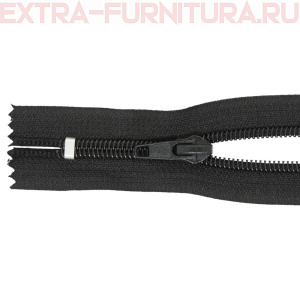 Молния спираль обувная Т7, дл.35 см, цв.322 черный