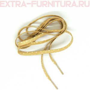 Шнур Горошек ПЭ 130см цв.песочный