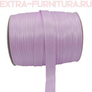 Косая бейка 16мм 132м цв.035 бледно-сиреневый ЕВРО