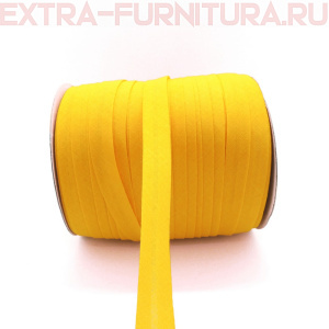 Косая бейка х/б  15мм 132м цв.031 желтый