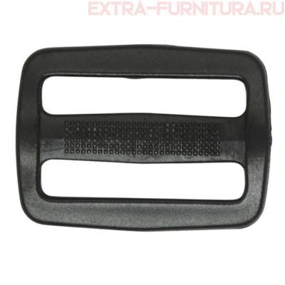 Пряжка  2-х щелевая 25 мм, цв. черный, арт.А3 ( уп. 1000 шт)