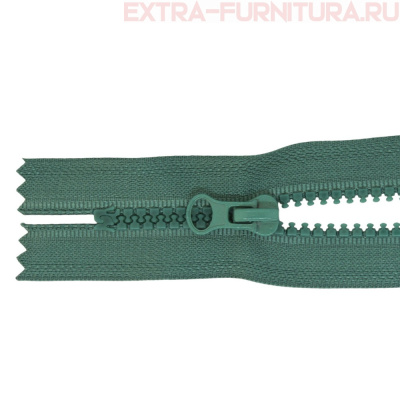 Молния Трактор Т5 1 замок 18см, цв.272 зеленый темный, LOGO, н/р