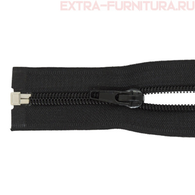 Молния Спираль разъёмная Т5, дл.40см цв. черный, класс А