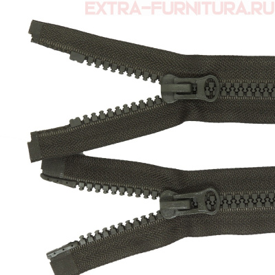 Молния Трактор Т8 2 замка 70см, цв.328 хаки темный, LOGO