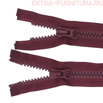 Молния Трактор Т8 2 замка 75см, цв.179 бордовый темный, LOGO