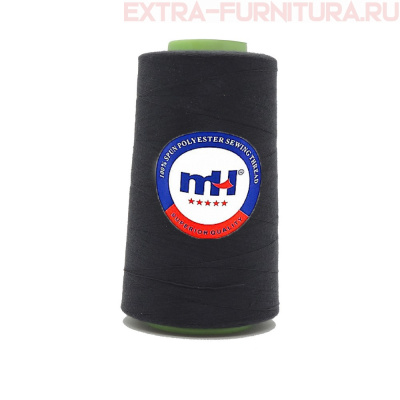 Нитки МН 40/2 п/э  5000 ярдов №375 темно-серый