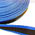 Стропа двухцветная, шир.30мм, цв. василек/черный, уп.25м, пл. 17 гр/м